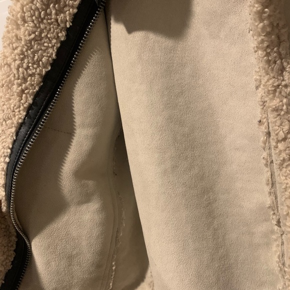 Zara faux shearling coat - Picture 4 of 7